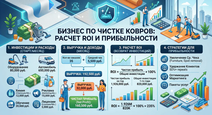 бизнес по мойке ковров